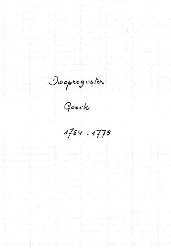 Kaft van Gooik: Dopen 1754-1779