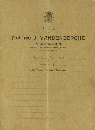 Kaft van 19040602 - Verdeeling - Vander Eeckt (1)