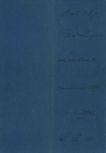 Kaft van 18940101 - Verhuur - Lippens - Luycx - Galmart