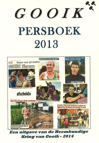 Kaft van Persboek 2013
