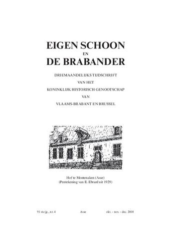 Kaft van Eigen Schoon en De Brabander 2008-10-11-12