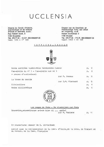 Kaft van Ucclensia 100