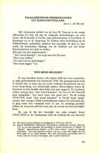 Kaft van Folkloristische sprokkelingen uit Zuid-Pajottenland