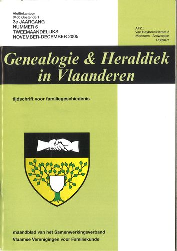 Kaft van Genealogie en Heraldiek in Vlaanderen 