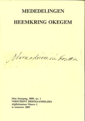 Kaft van Mededelingen Heemkring Okegem