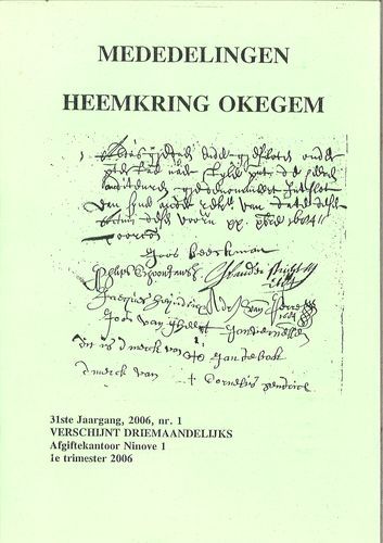 Kaft van Mededelingen Heemkring Okegem