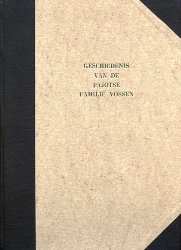Kaft van Geschiedenis van de Pajotse familie Vossen
