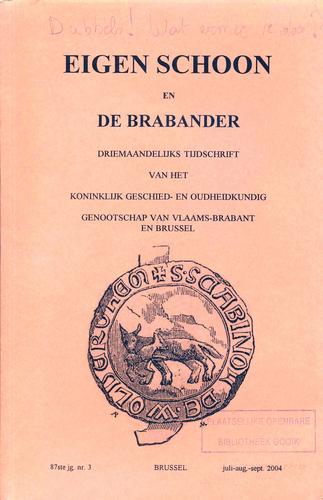 Kaft van Eigen Schoon en De Brabander 2004-07-08-09