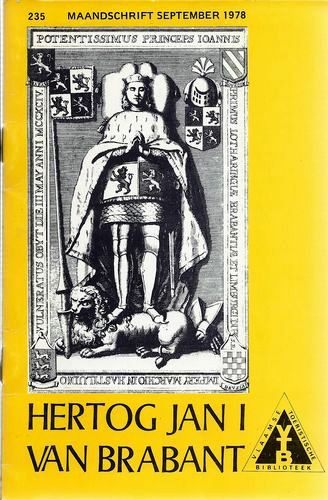 Kaft van Hertog Jan 1 van Brabant