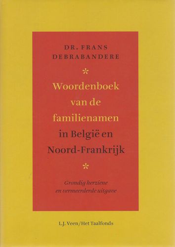 Kaft van Woordenboek van de familienamen