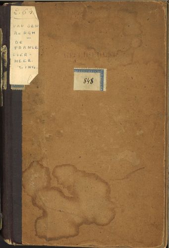 Kaft van De Fransche overheersing in België van 1792 tot 1815