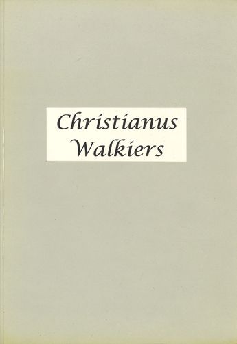 Kaft van De afstammelingen van Christianus Walkiers
