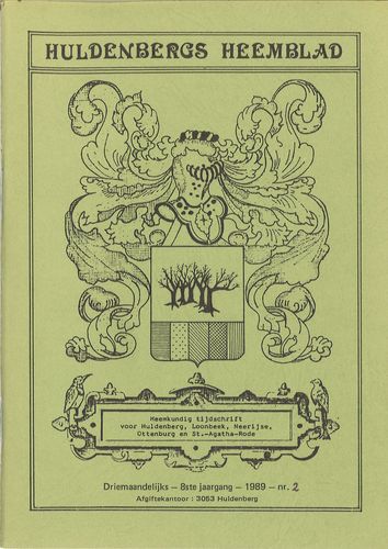 Kaft van Huldenbergs Heemblad 1989 2