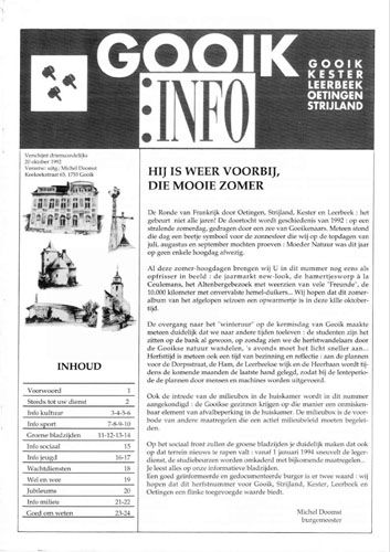 Kaft van Info Gooik 19921020