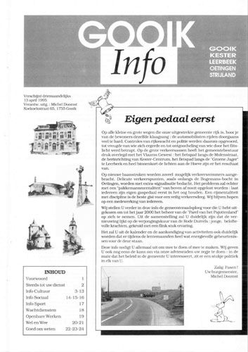 Kaft van Info Gooik 19950413