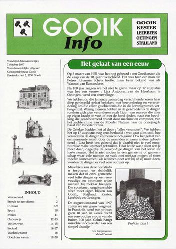 Kaft van Info Gooik 19971007