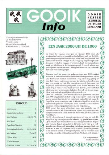 Kaft van Info Gooik 19991220