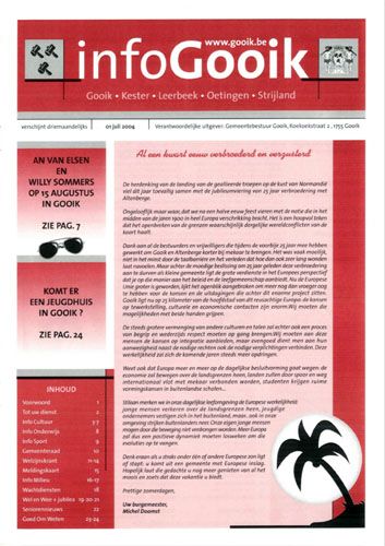 Kaft van Info Gooik 20040701
