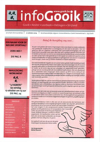 Kaft van Info Gooik 20041001
