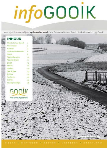 Kaft van Info Gooik 20081223