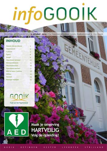 Kaft van Info Gooik 20131002