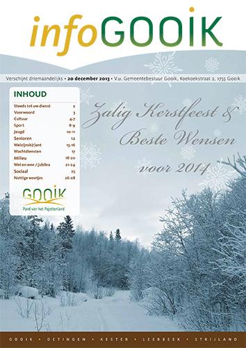 Kaft van Info Gooik 20131220