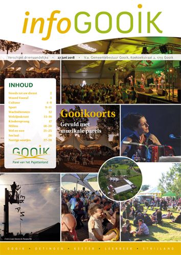 Kaft van Info Gooik 20180627