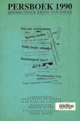 Kaft van Persboek 1990
