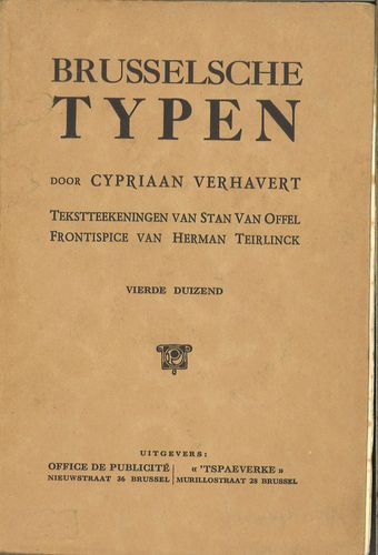 Kaft van Brusselsche Typen