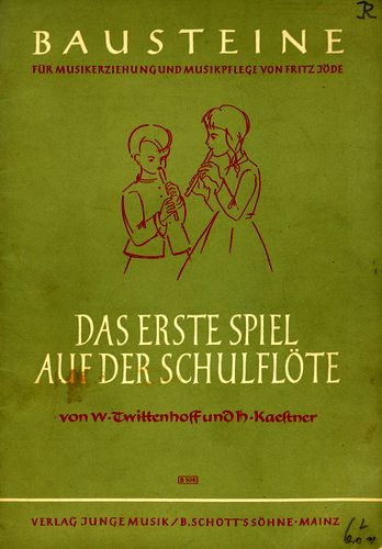 Kaft van Das erste Spiel auf der Schulflote