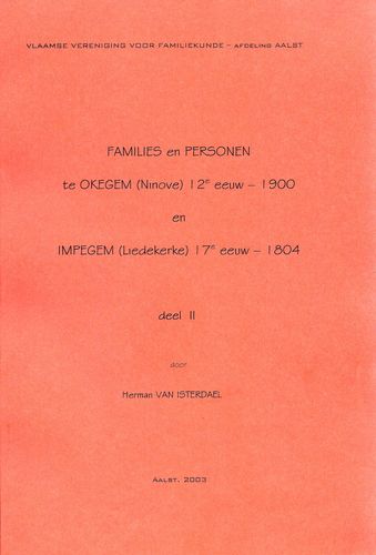 Kaft van Families en Personen